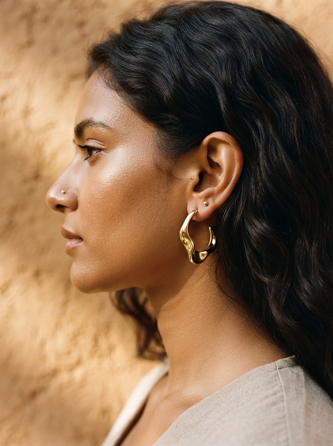 Molten Contour Hoops — view 3