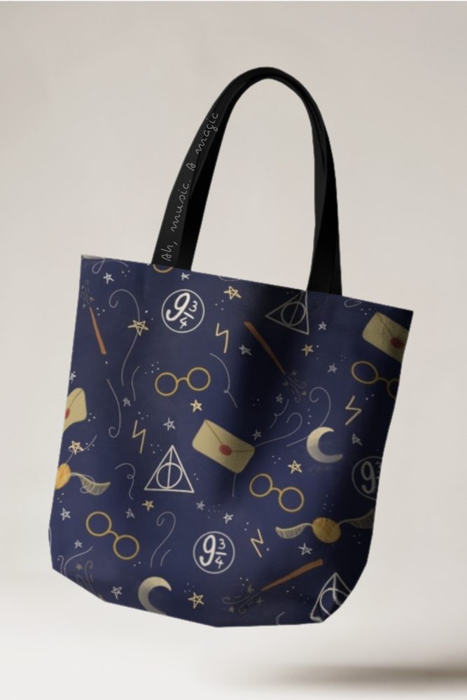 Blue Wizarding Tote — view 5