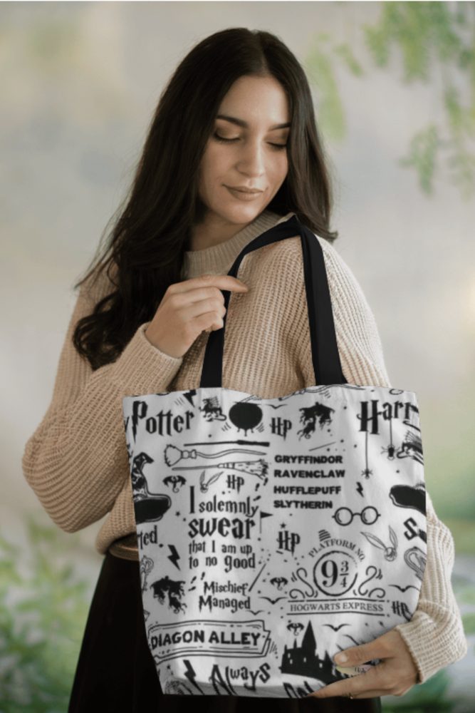 White Wizarding Tote — view 5